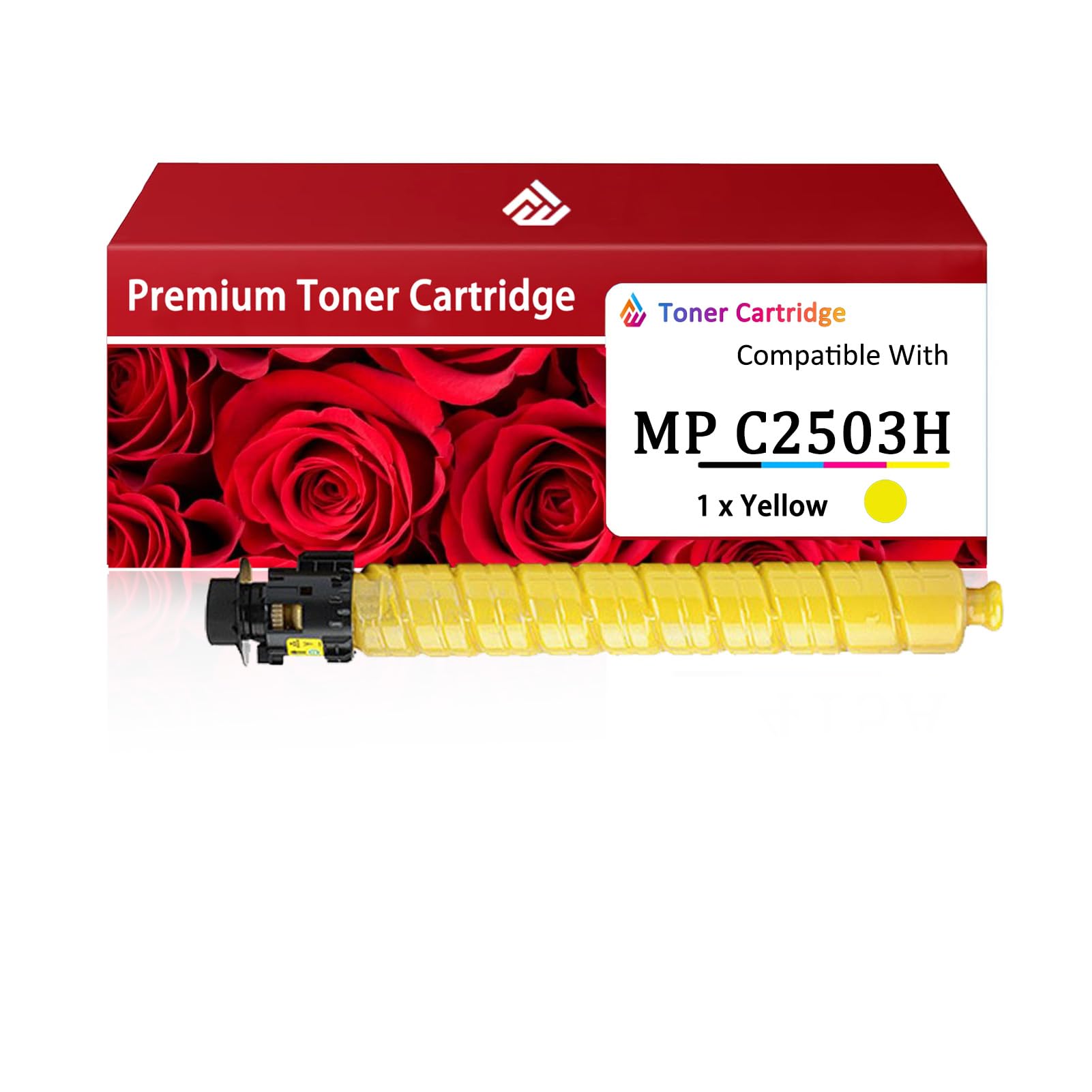 ERNITH MP C2503H Toner Cartridge Compatible for Ricoh MP C2503H 841918 841921 841920 841919 Toner Cartridges Work for Ricoh MP C2003 C2004 C2004ex