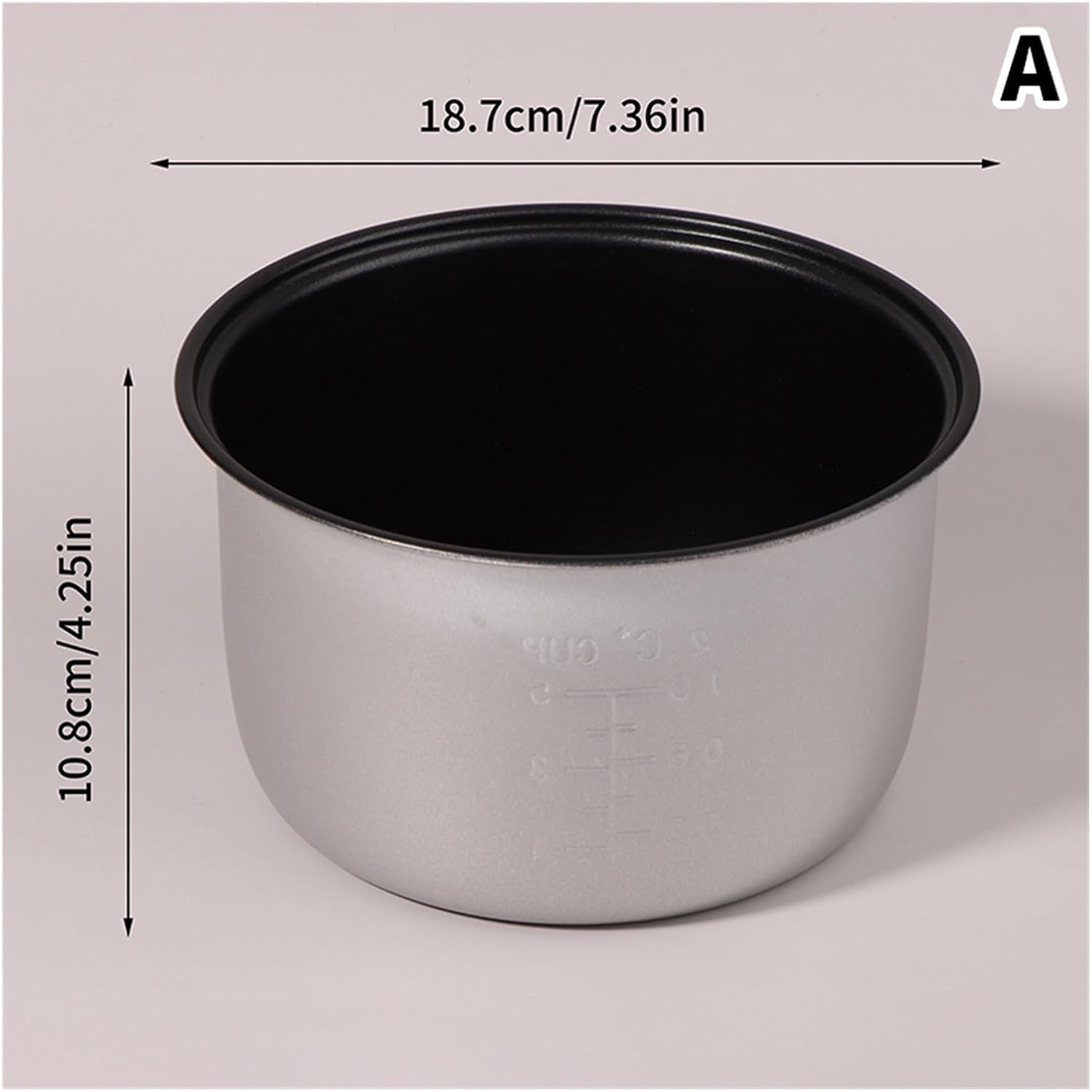 1PC Metal Electric Pressure Cooker Liner 2/3L Non-stick Rice Pot Gall Inner Accessories Cooker Part(A)