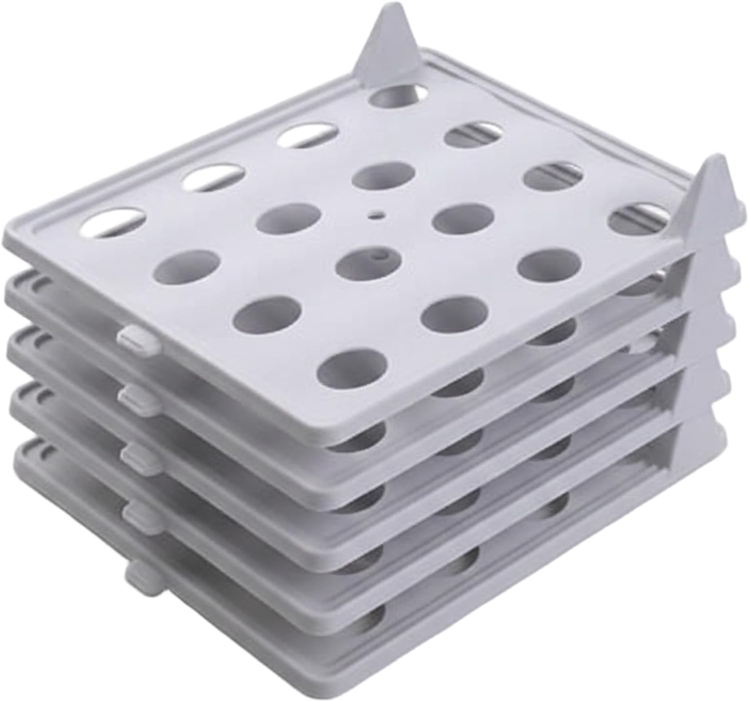 Shirt Folder, 5-pack Stackable Shirt Organizer, White Plastic Folder & Organizer For Closet And Drawer Storage