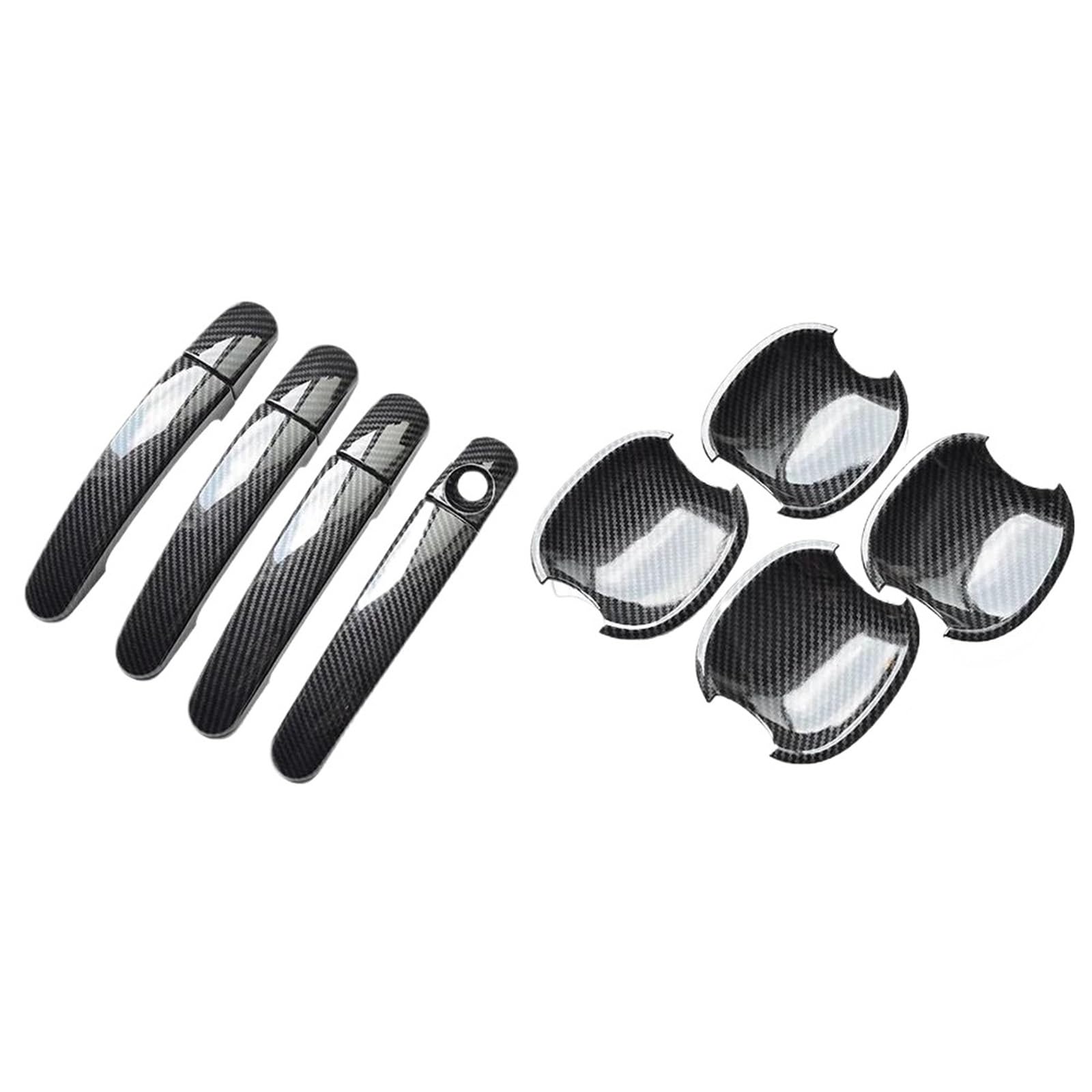 Atgcbcauf 5 Car Door Handle Bowl Cover Sticker For Ford For Focus 2 Mk2 Ii For Focus 3 Mk3 Car Exterior Door Handles(5)