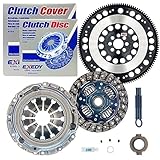 Exedy Clutch Kit KHC10 with ClutchMaxPRO Chromoly Flywheel Replacement for 2002-2015 Accord Civic Si Acura CSX ILX RSX TSX K20 K24 2.0 2.4 (CPKHC10-LSF08037-EK)