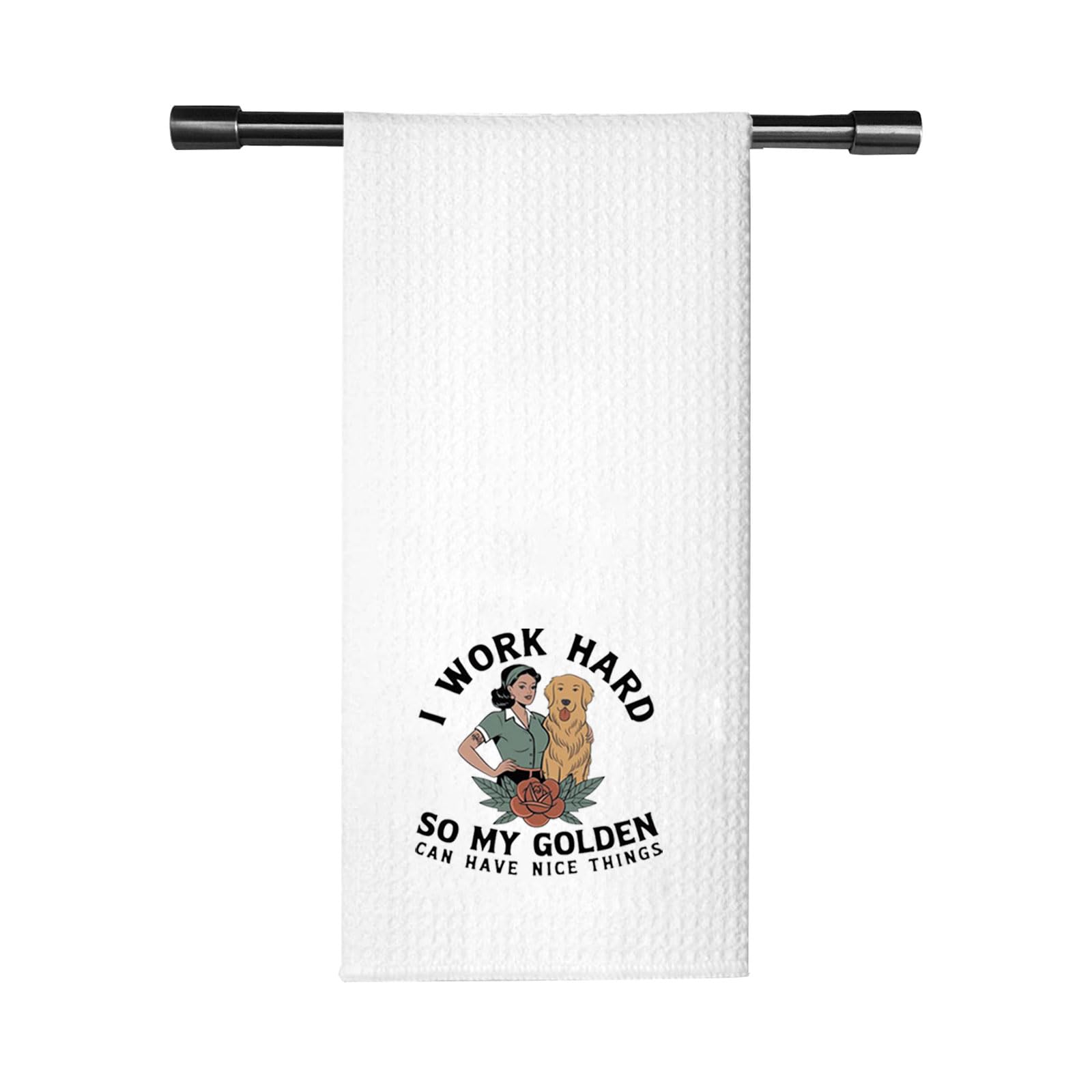 Serviette de cuisine humour idée cadeau maman amoureux des chiens