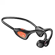 Open Ear Headphones,Bone Conduction Earphones Bluetooth 6.1 Wireless Air Conduction Headphones Sport Earbuds,IPX6 Waterproof,Clear Call,Lightweight Earphones for Running Cycling Workouts(Black)