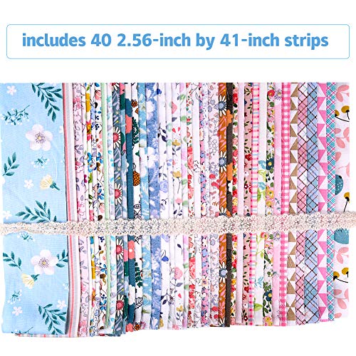 Roll Up Cotton Fabric Quilting Strips, Jelly Roll Fabric, Cotton Craft Fabric Bundle, Patchwork Craft Cotton Quilting Fabric, Cotton Fabric, Quilting Fabric With Different Patterns For Crafts #TOP1