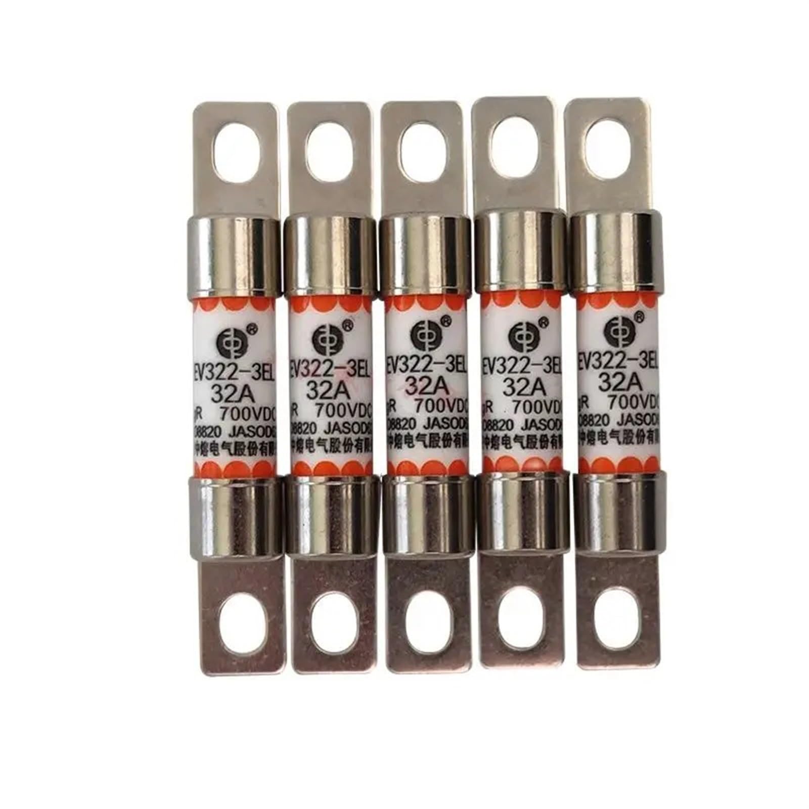 Tube fusible résistant EV322-3EL 25A 700VDC haute précision pour armoire électrique