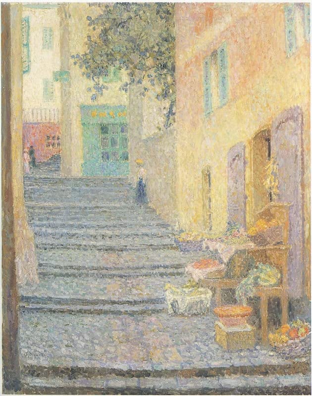 Tableau la Boutique Italienne Henri Le Sidaner impression art mural déco chambre
