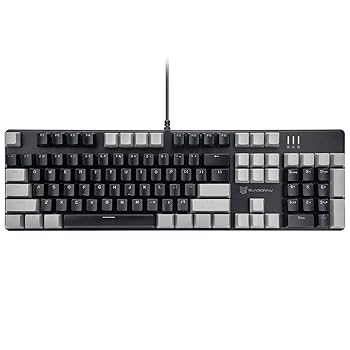 Amazon.co.jp: Merdia メカニカル式ゲーミングキーボード 全104