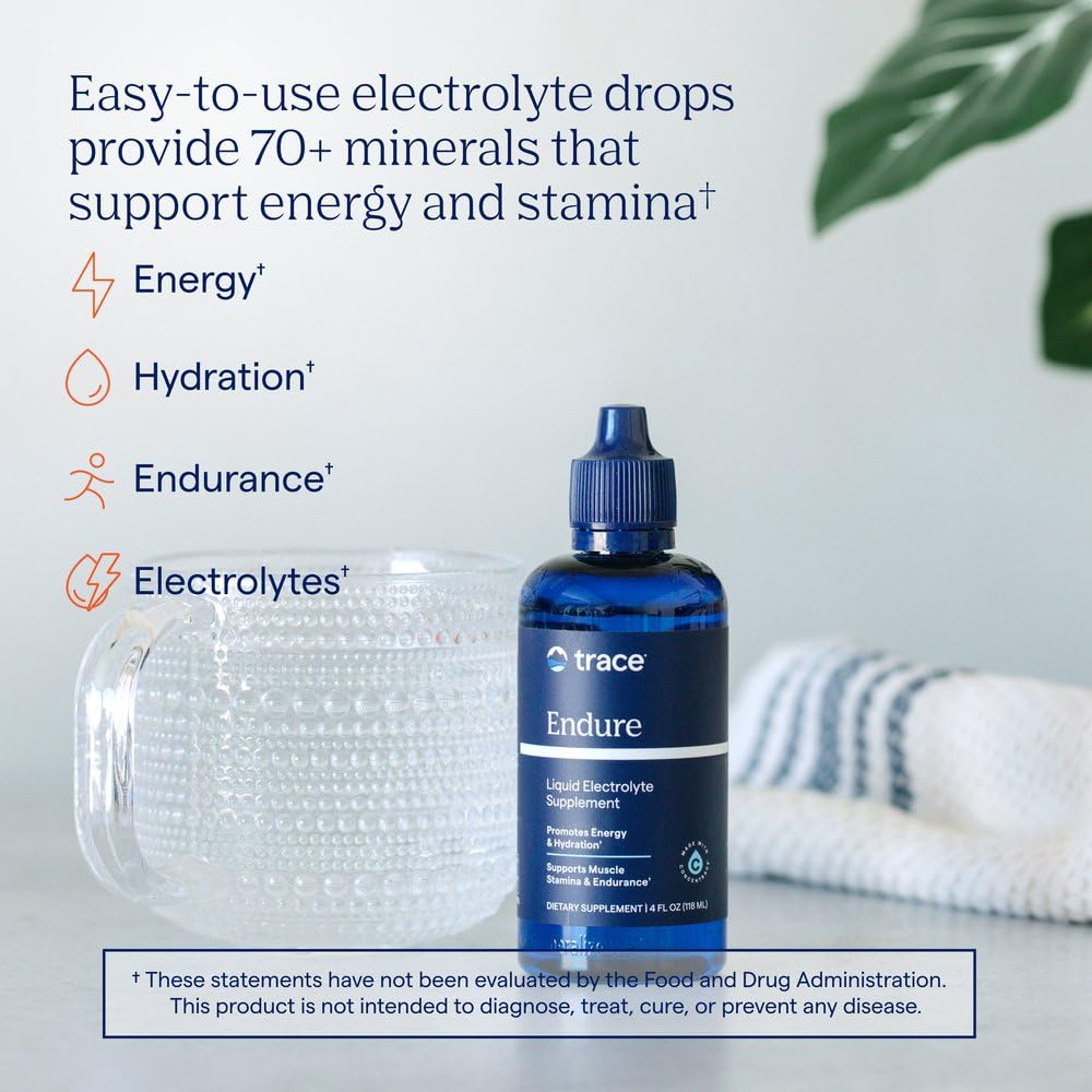 Trace Minerals Endure Electrolyte Drops, 4 oz, Sugar Free Hydration — Amazon image 2