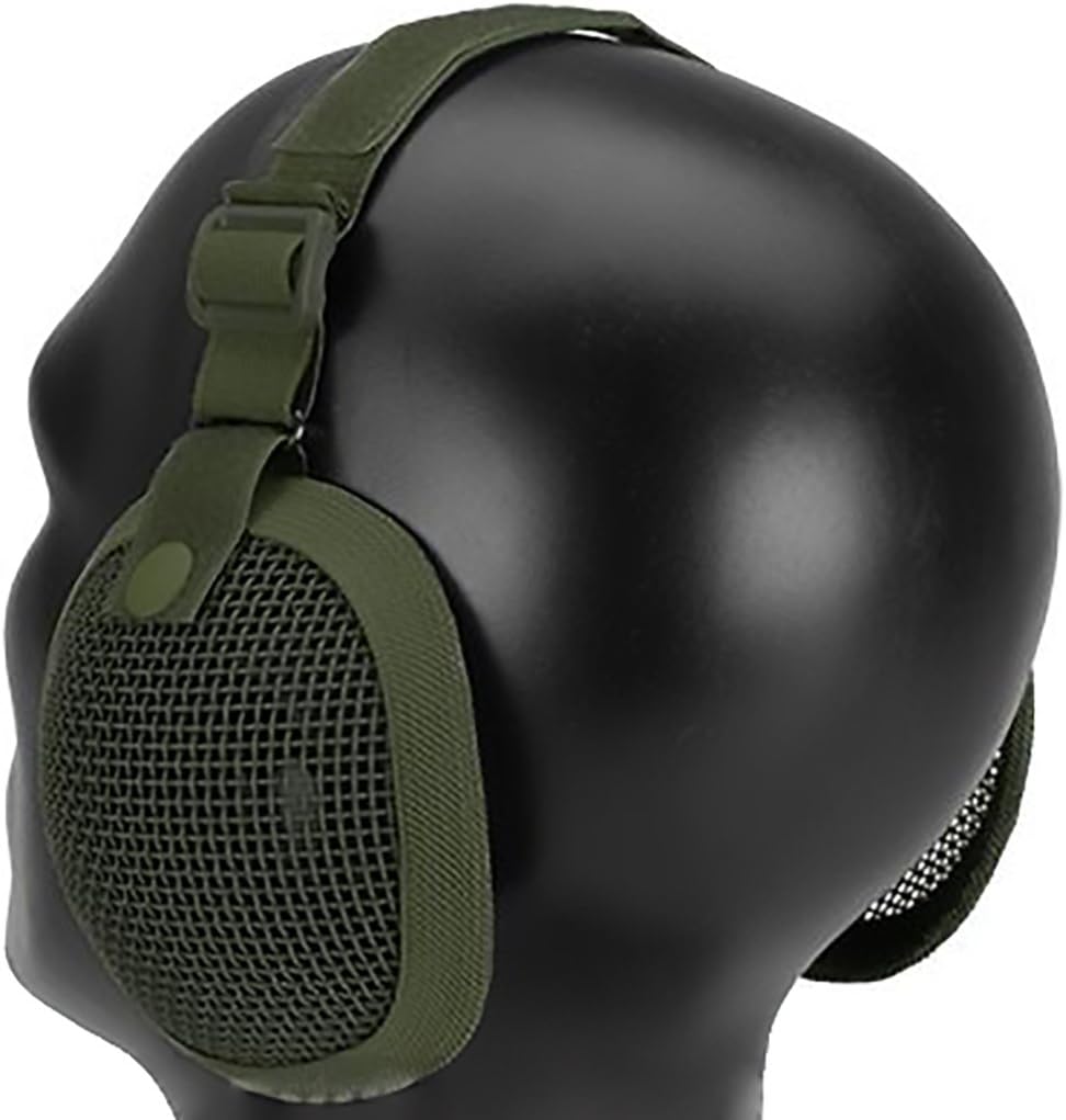 Evike Airsoft - Matrix Tactical Wire Mesh Ear Protector (Color: OD Green) - (PID: 60348)