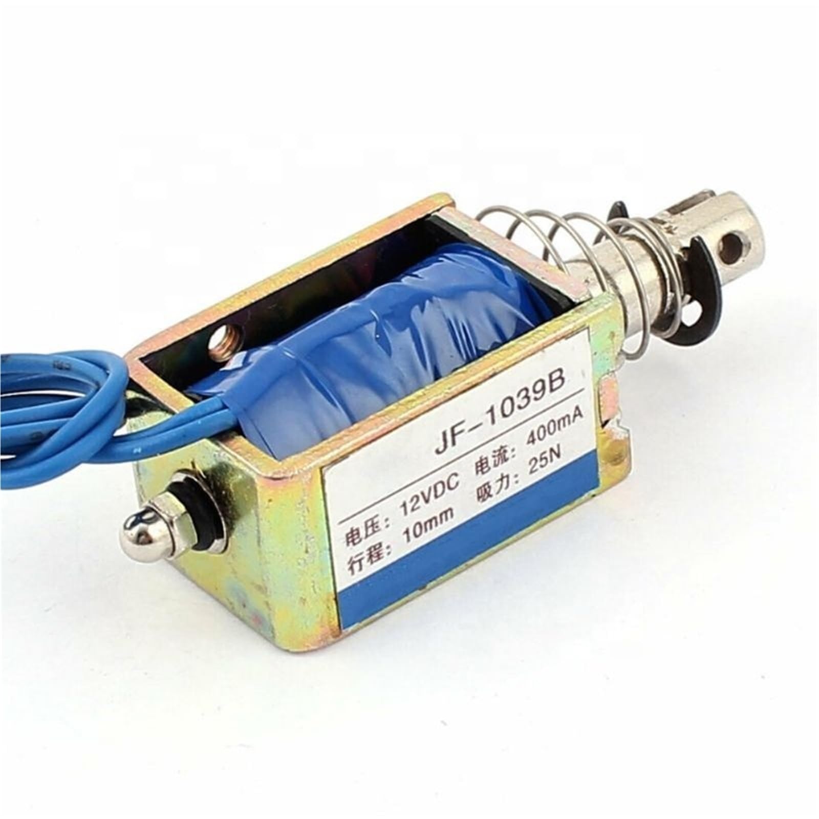 Solénoïde push pull 10mm avec force de 25N actionneur électromagnétique DC 12V