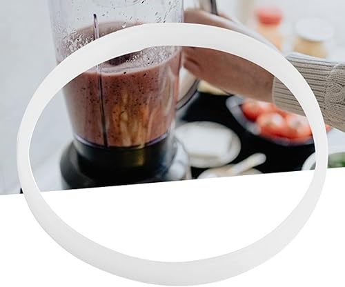 Miniatura 2 de Junta de sellado de goma blanca de 3.9 in para reemplazo de licuadora de exprimidores