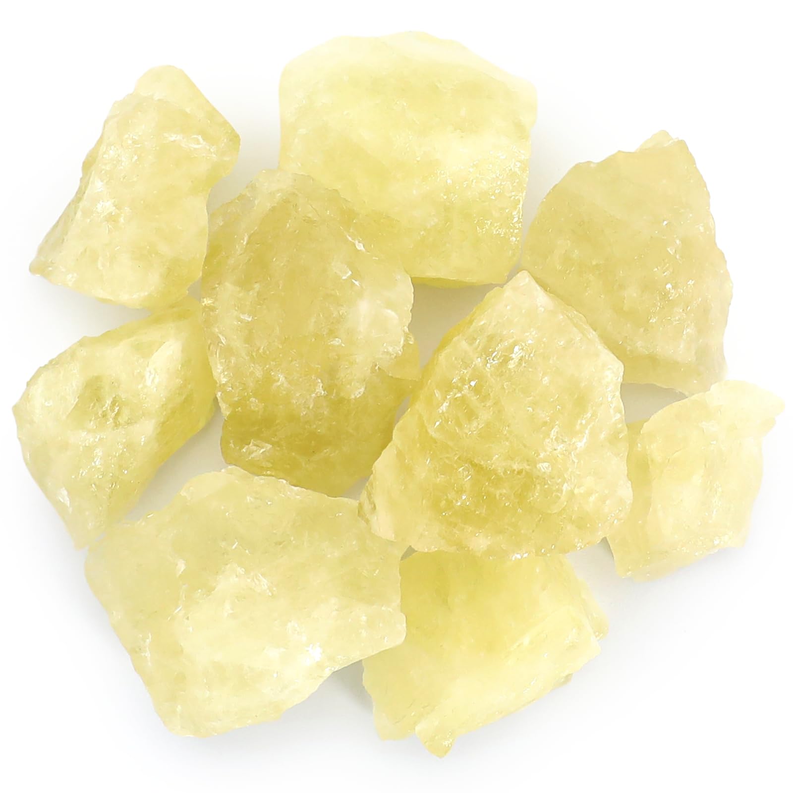 500g Cuarzo Citrino en Bruto a Granel - Piedras de Cristal en Bruto de Cuarzo Citrino para Tumbling, Rocas para Fuentes, Decoración, Pulido, Reiki con Cristales