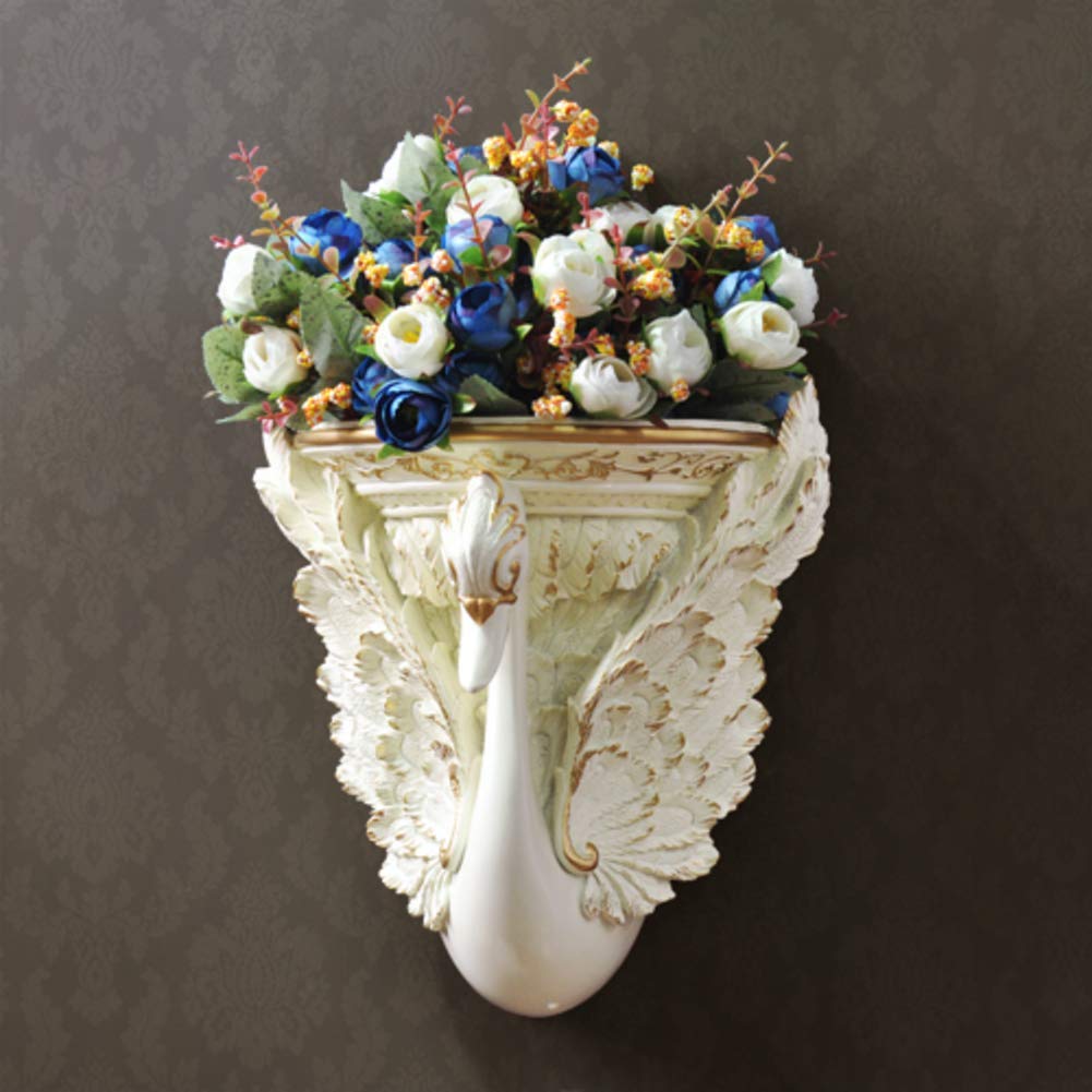 Pot de fleurs cygne cadeau original suspendu pour amoureuse nature