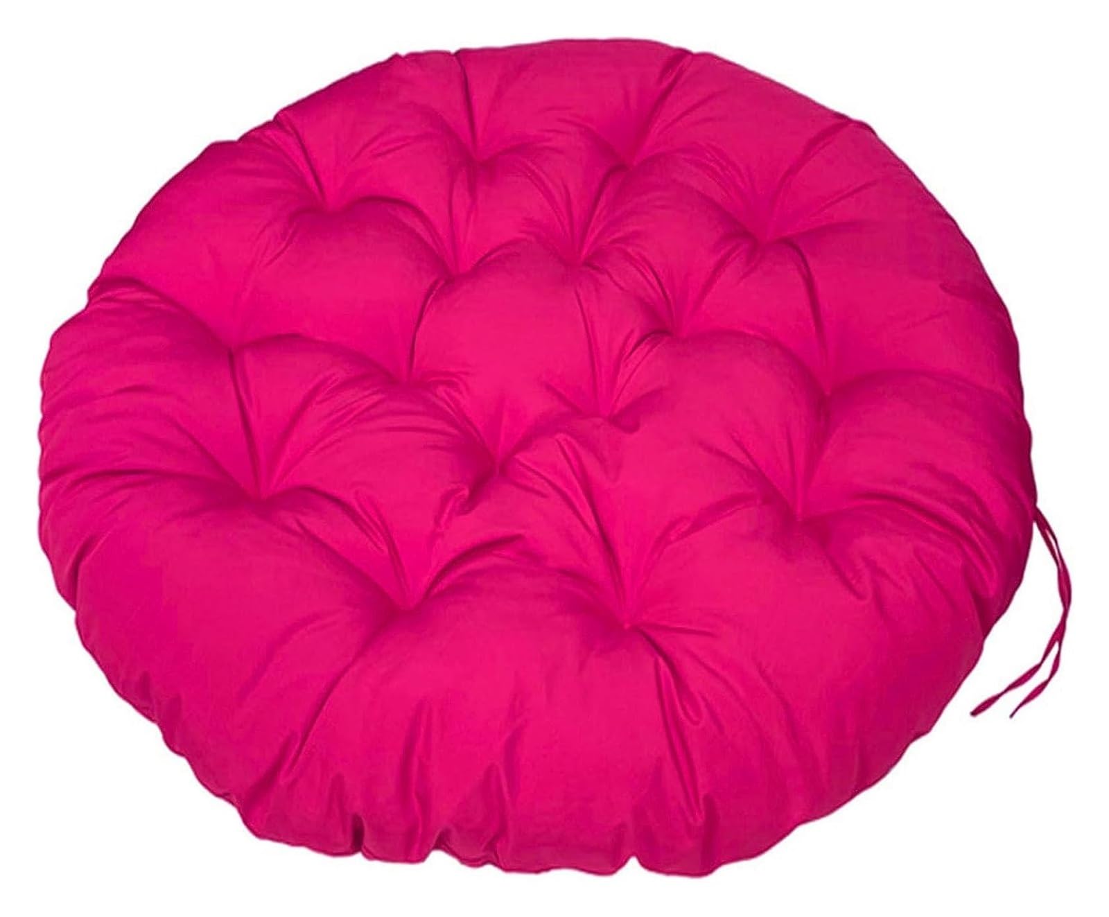 BINWAN Cushion 40-180cm Papasan Round Chair Cushion, Waterproof Overstuffed Removable,Hanging Swing Pad For Garden Terrace (Color : Rose Red, Size : 70x70cm)