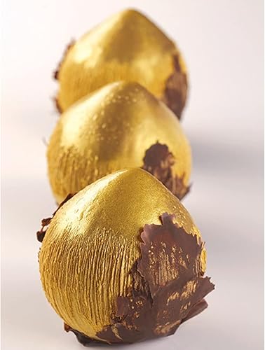 Pavoni Cédric Grolet Molde de silicona para hornear, 2 partes, molde de congelación, Noisette" (Hazelnut)