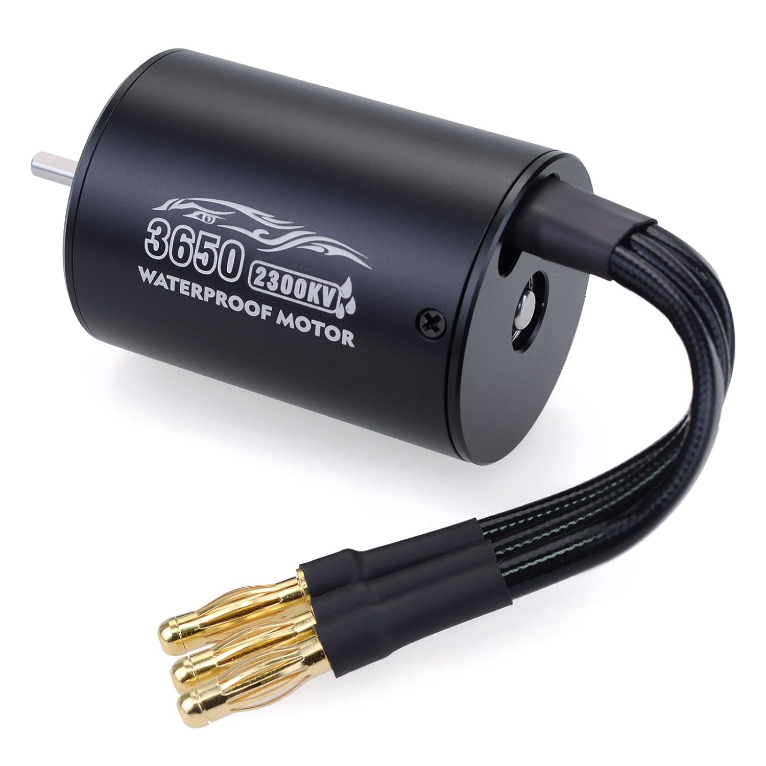 SurpassHobby 3650 2300KV 3.175mm Shaft High Speed Waterproof Motor for Most of 1:10 Scale RC Vehicles Truck Update Parts