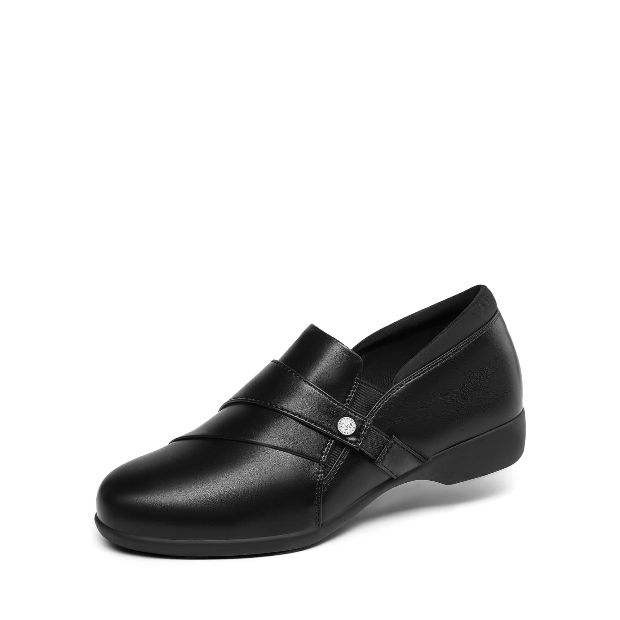 DREAM PAIRS Women Comfort Business Casual Dressy Loafers Comfortable arch support insole, wide-width options with heel cup to flight fatigue for work, daily and casual occasions