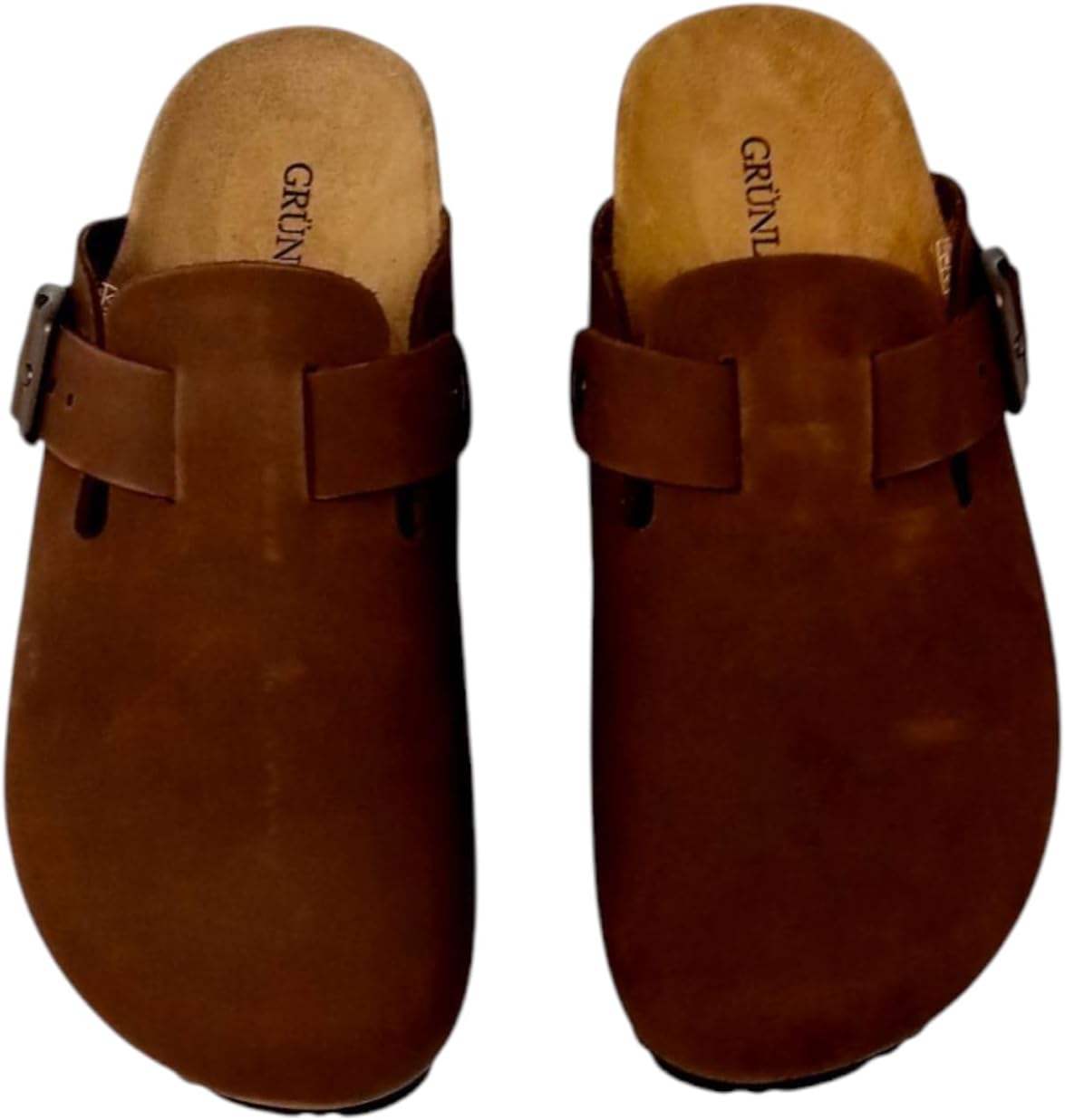 Grunland CB7034 Robi Ciabatta Uomo P. Mogano 44 : GRÜNLAND
