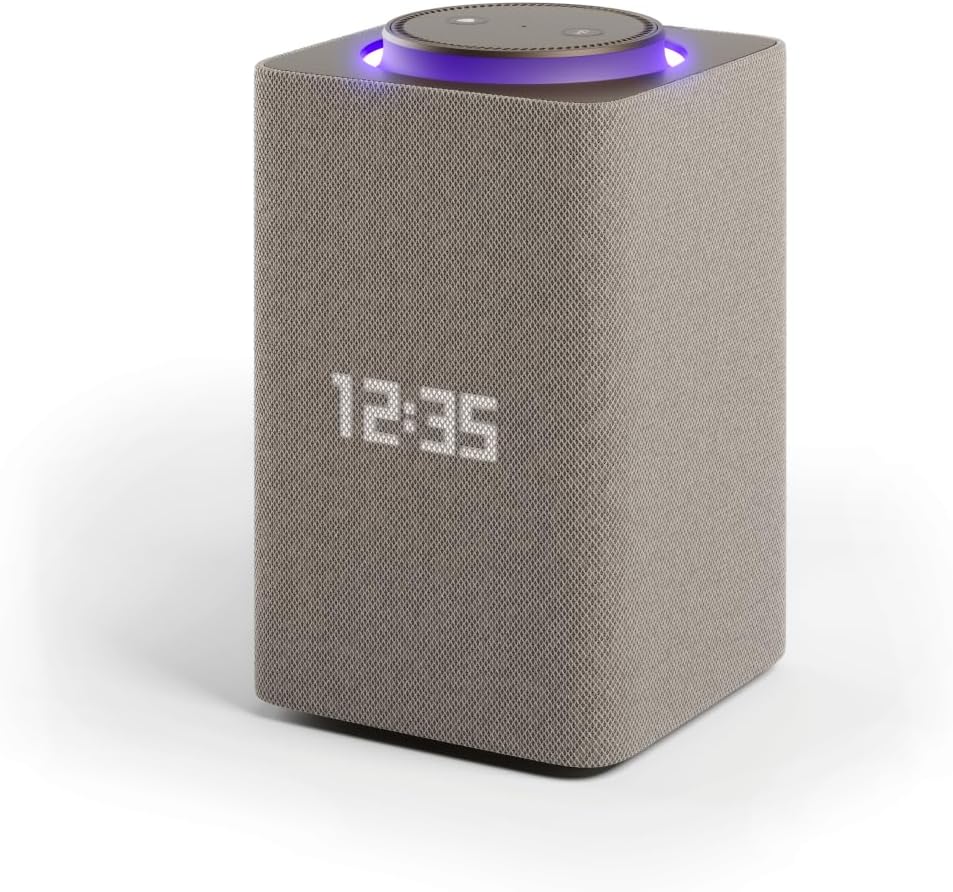 Yango Yasmina Max AI Smart Speaker, Arabic Khaleeji & English, 65W Ultimate Sound, Quran, Zigbee Smart Home Hub, Routine Helper for Luxury Homes & Families, Beige