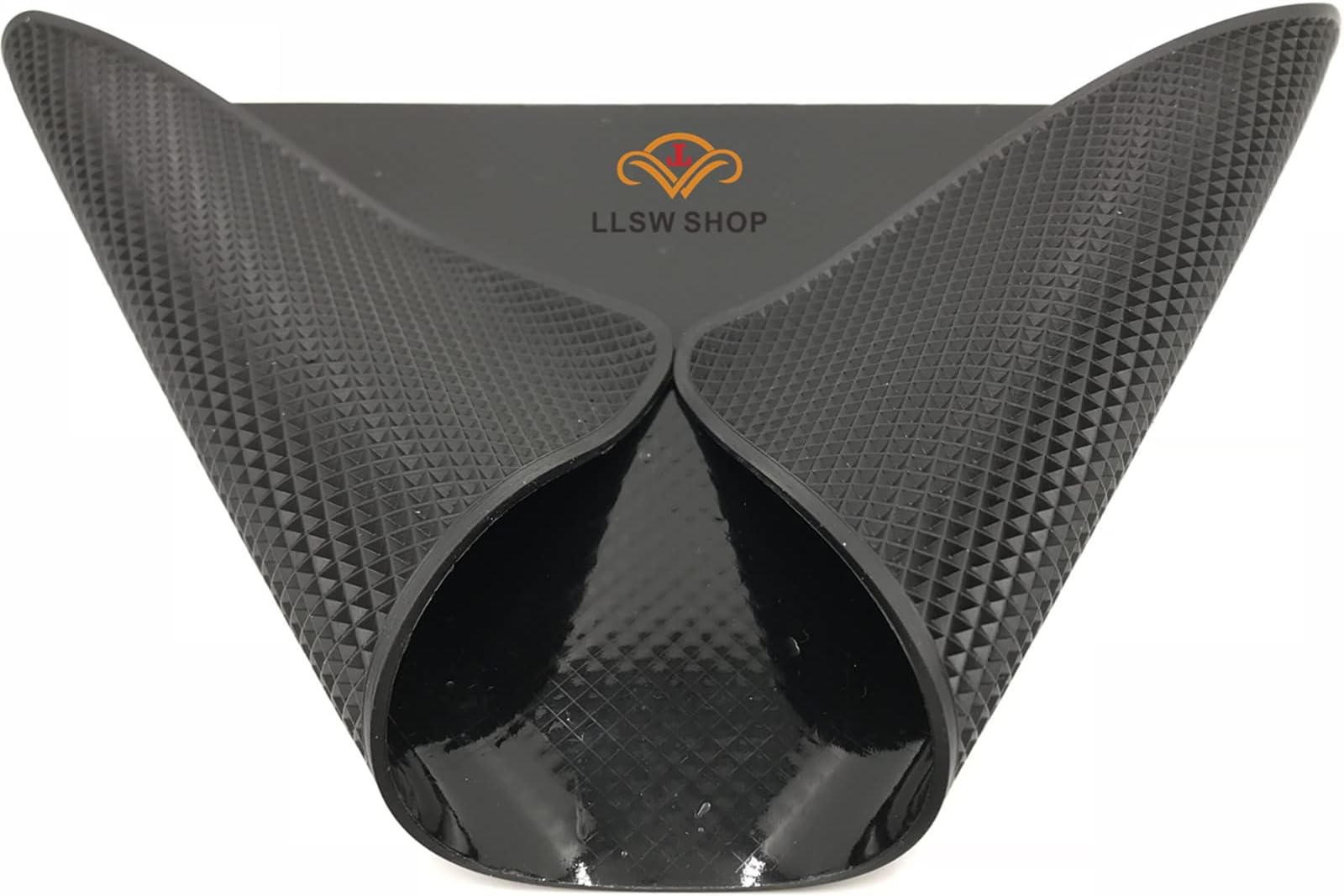 Anti Slip Pad Sticky Gripping Pad Sticky Gel Pad Multifunctional Fixate Gel Pads Non-Slip Mounting Pad Cell Pad, 10.6 x 5.9 Black