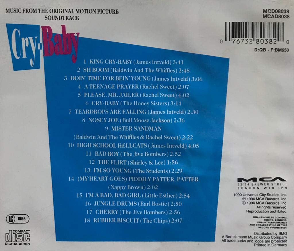 Cry Baby: Original Soundtrack Album