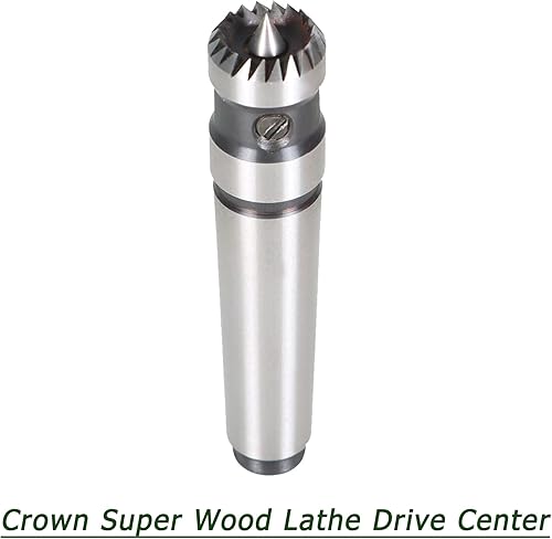 Miniatura 6 de 2MT con torno de 5/8 pulgadas, herramienta de torneado para carpintería, torno de madera Super Crown Drive Center Herramienta de torneado de madera