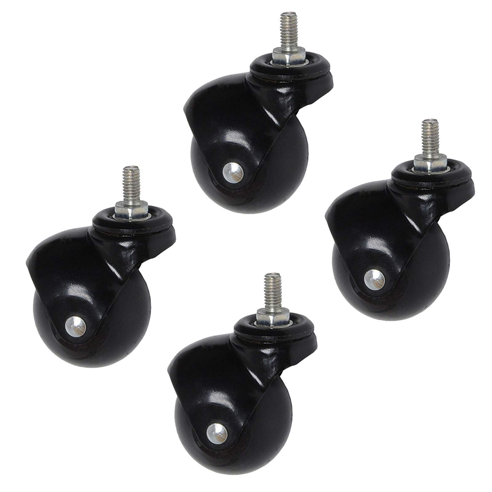 Roulettes pivotantes à billes M8 pour déplacer votre table basse et support TV