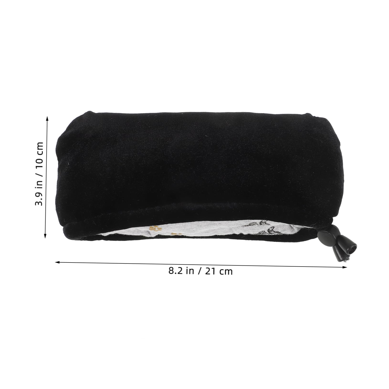 5 Pares De Muletas Para Axilas Fundas De Cojín Para Muletas Cómodas Y Gruesas Ligeras Y Reutilizables De Terciopelo Negro