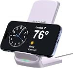 NANAMI Mise à jour 15W Chargeur sans fil rapide, borne de recharge sans fil compatible avec iPhone 17/16/15/14 Pro Max/13/12/11/XR/XS Max/X/8+, Chargeur de téléphone pour Samsung Galaxy S26/S25/S24/S23/S22/S21/S20/S10