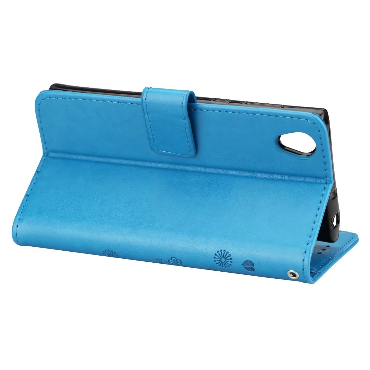 K-S-Trade Handyhülle Für Sony Xpera L4, Handyhülle Schutzhülle & Portemonnee Tasche Handytasche Case Etui