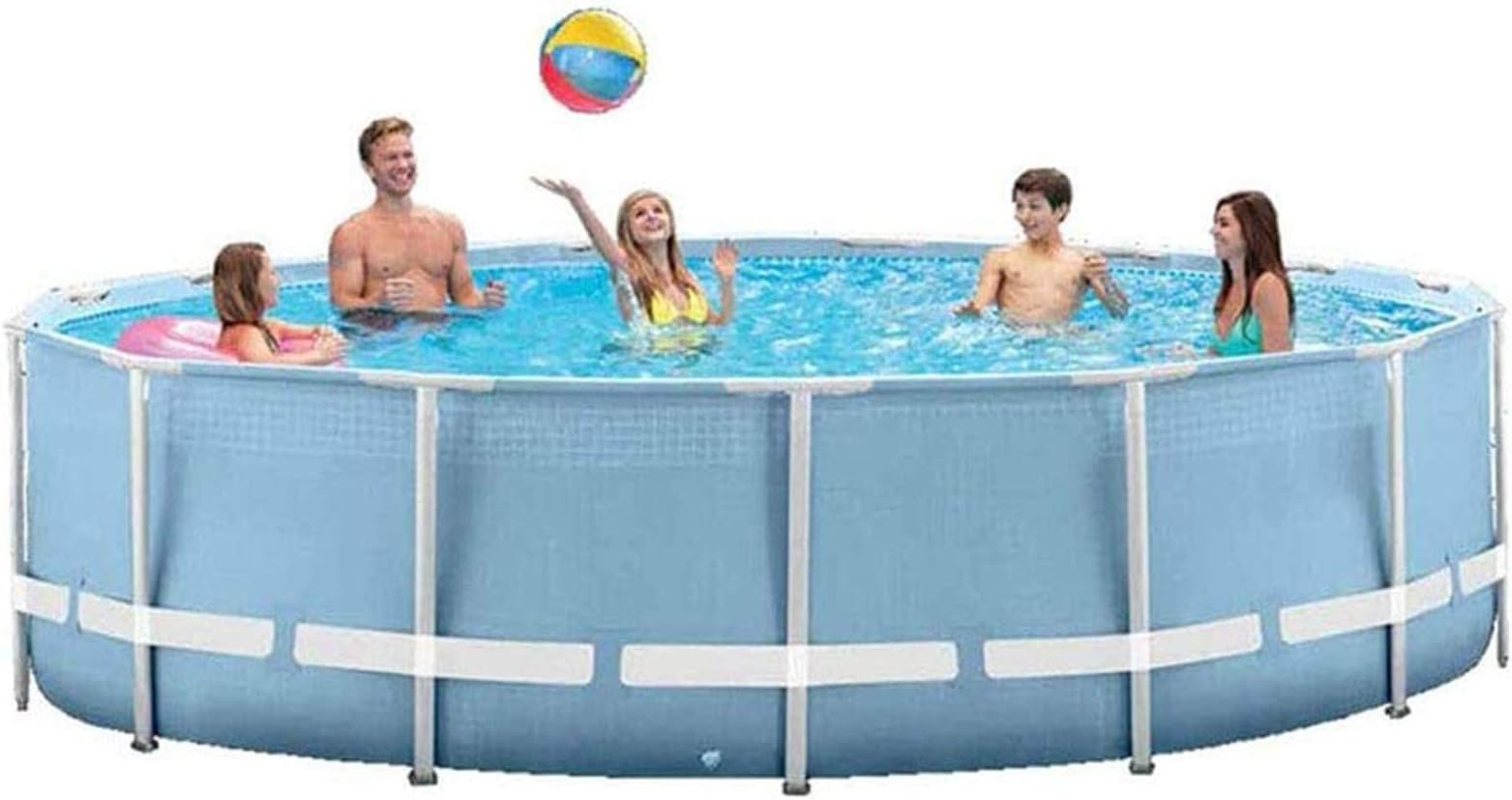 swimming pool Round Frame Above Ground Pool Set Model Pond Family Filter Pump Metal Frame Structure Pool