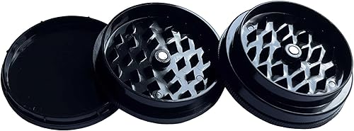 Miniatura 6 de Paquete de 3 molinillo de hierbas manual, molinillo de especias pequeño de 2.3 pulgadas con almacenamiento, molinillo de hierbas de plástico