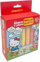 Contador Ábaco, Leonora, Hello Kitty, 5 Colunas, 50 Argolas