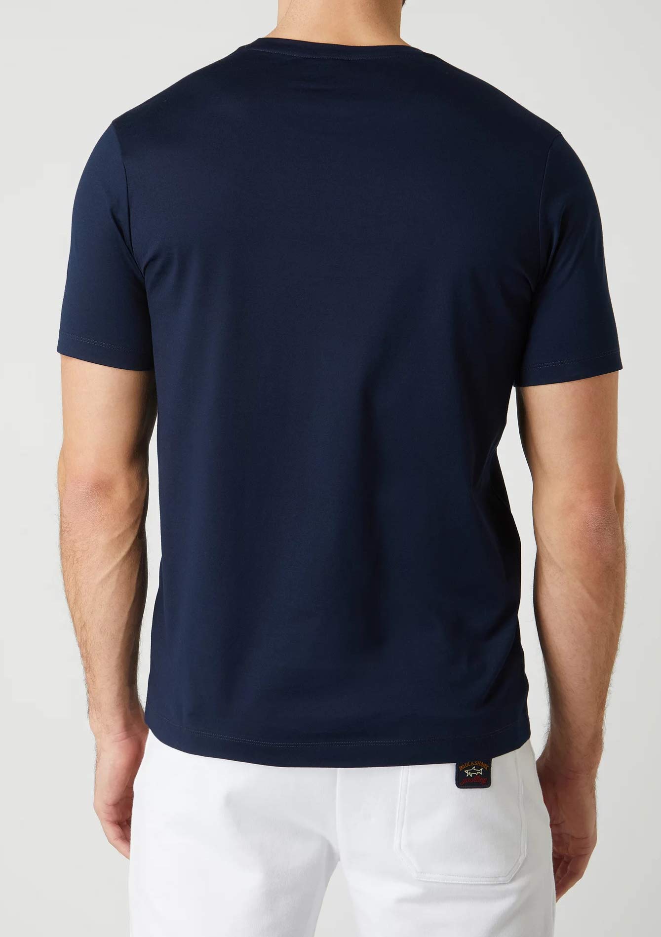 PAUL & SHARK 9849AD Maglia uomo Blue Cotton t-Shirts Men
