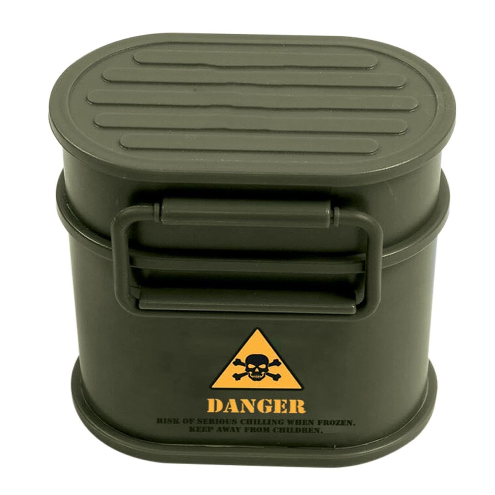 Bar Originale Cubos de hielo bala en estuche de munición, plata paquete de 6 - 4