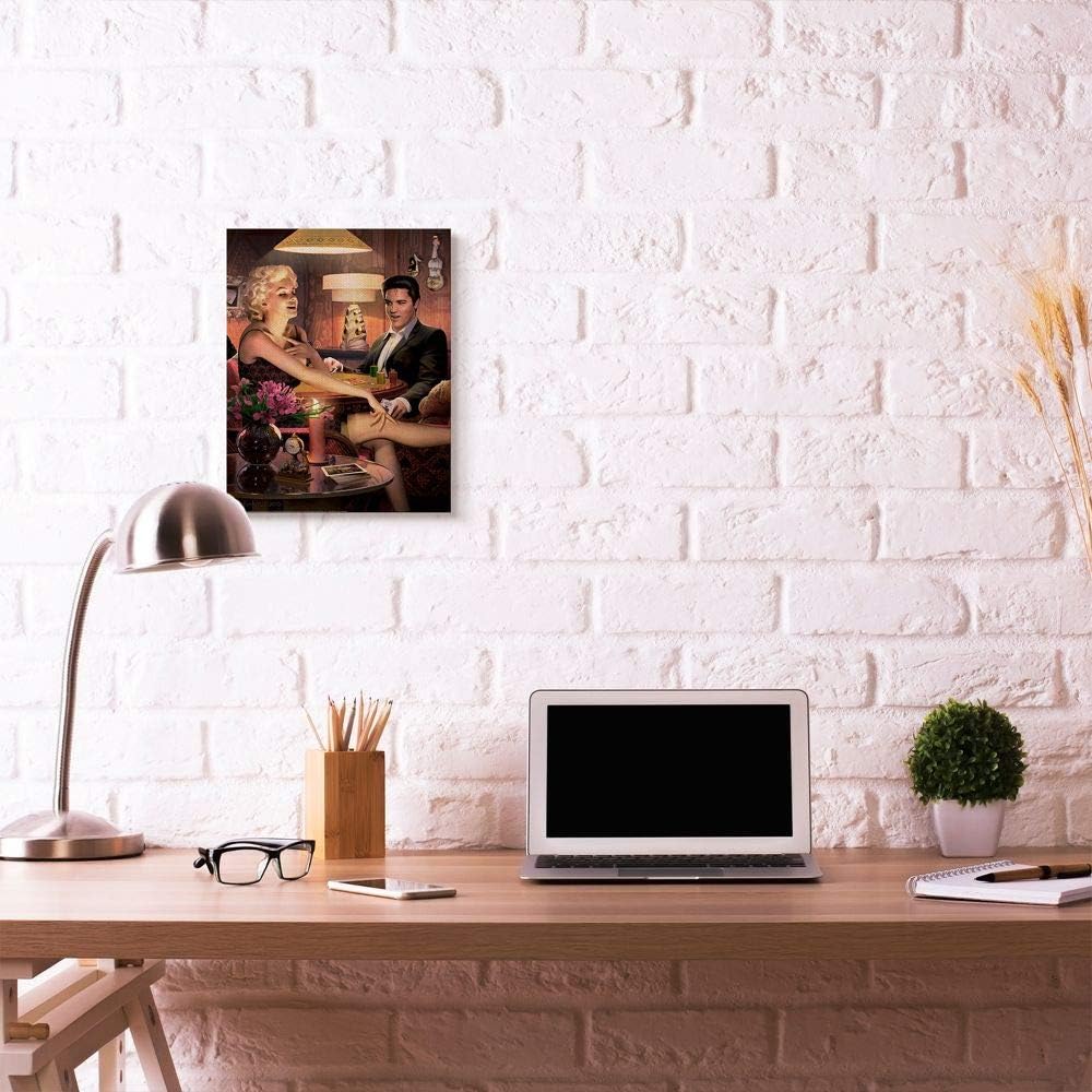 Stupell Industries Poker Game Vintage Hollywood Movie Star Classic Illustration Canvas, Multi-Color