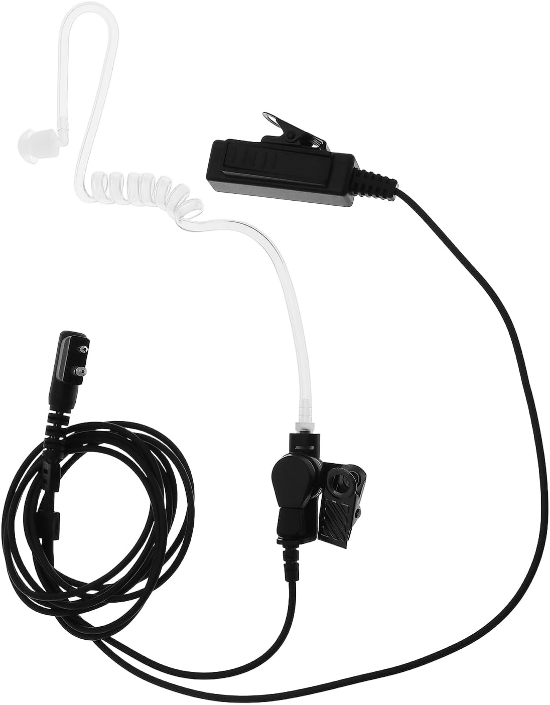 2Pin Two Way Walkie Radio Headset Compatible with Motorola CLS1110 CLS1410 CP185 CP200 CP200D RDM2070D Wire Length 2M Communication