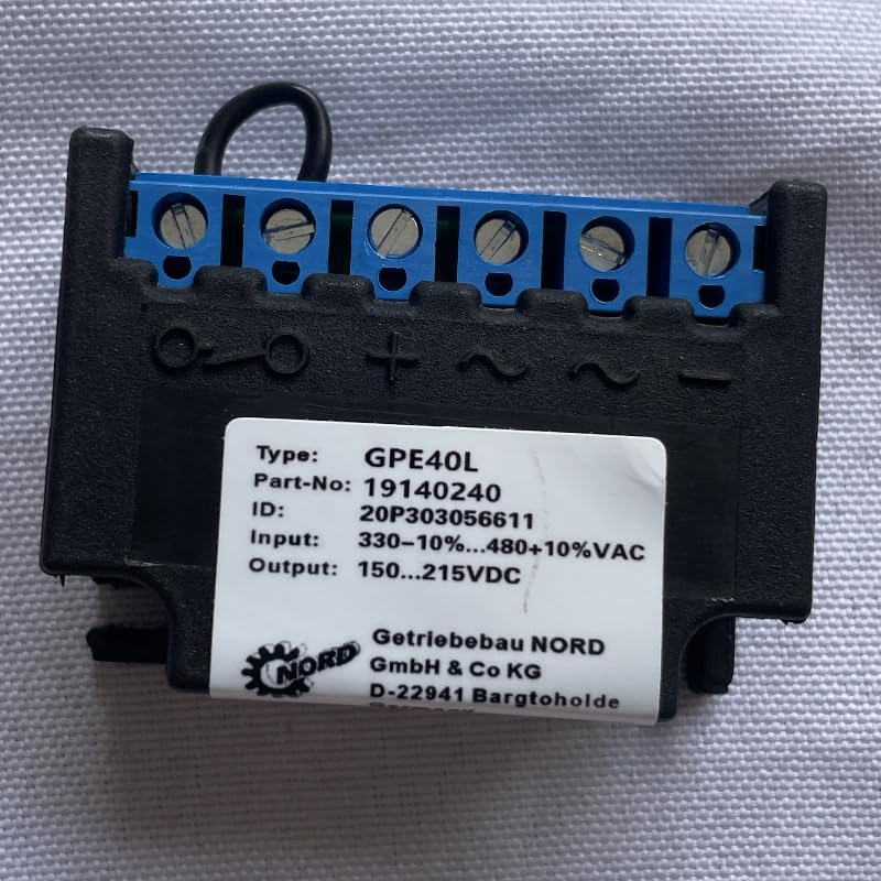 PARREN GPE40L 19140240 Motor Brake Rectifier Rectifier Device Rectifier Block