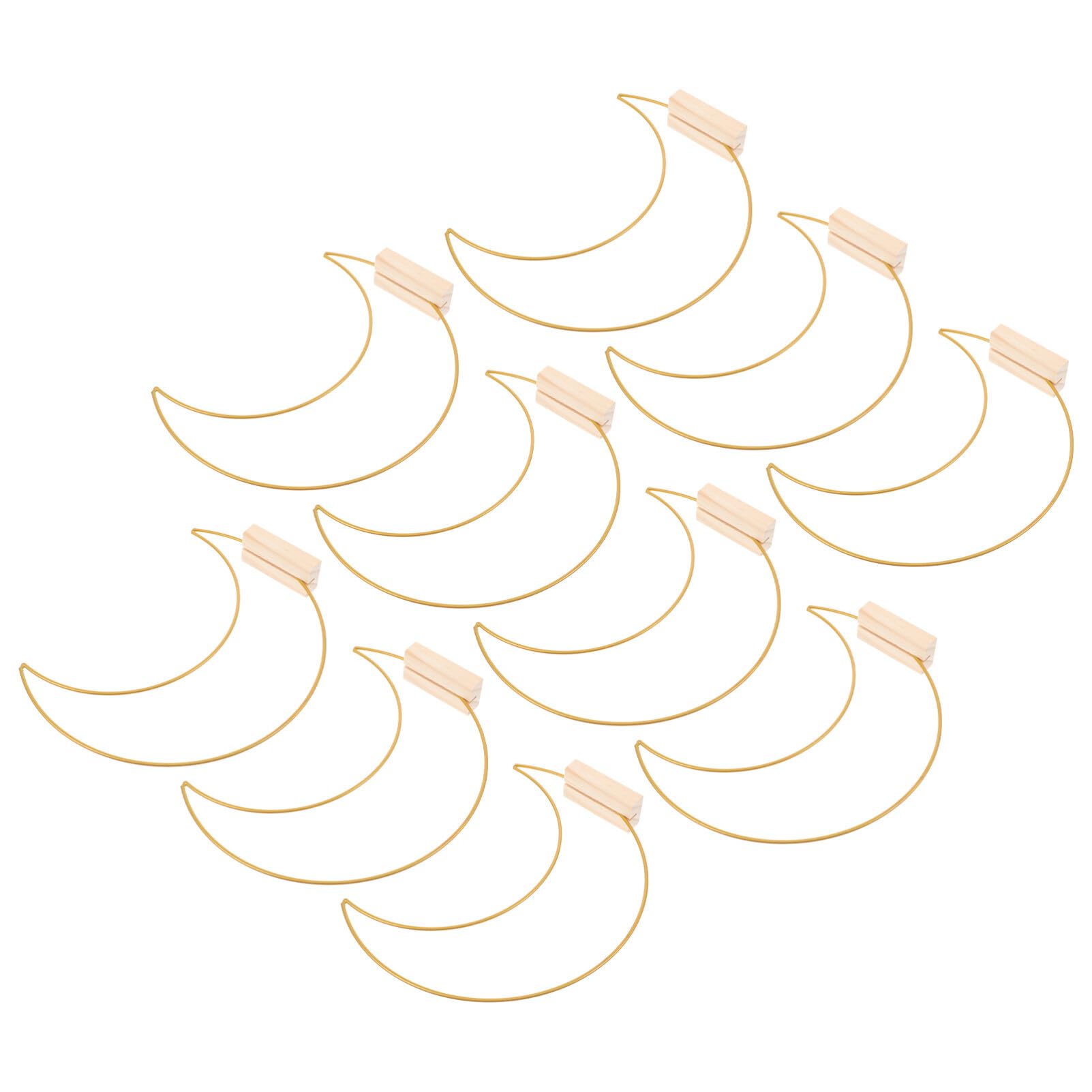 Zerodeko 10sets Cerchi Floreali in Metallo da Scrivania per Decorazioni Fai da Te Realizzati in Ferro e Legno per Lavoretti Artigianali e Centrotavole