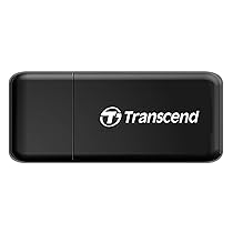 Transcend Lettore di schede multifunzione, con slot SD e microSD e connettore USB, USB 3.1 Gen 1, nero – TS-RDF5K