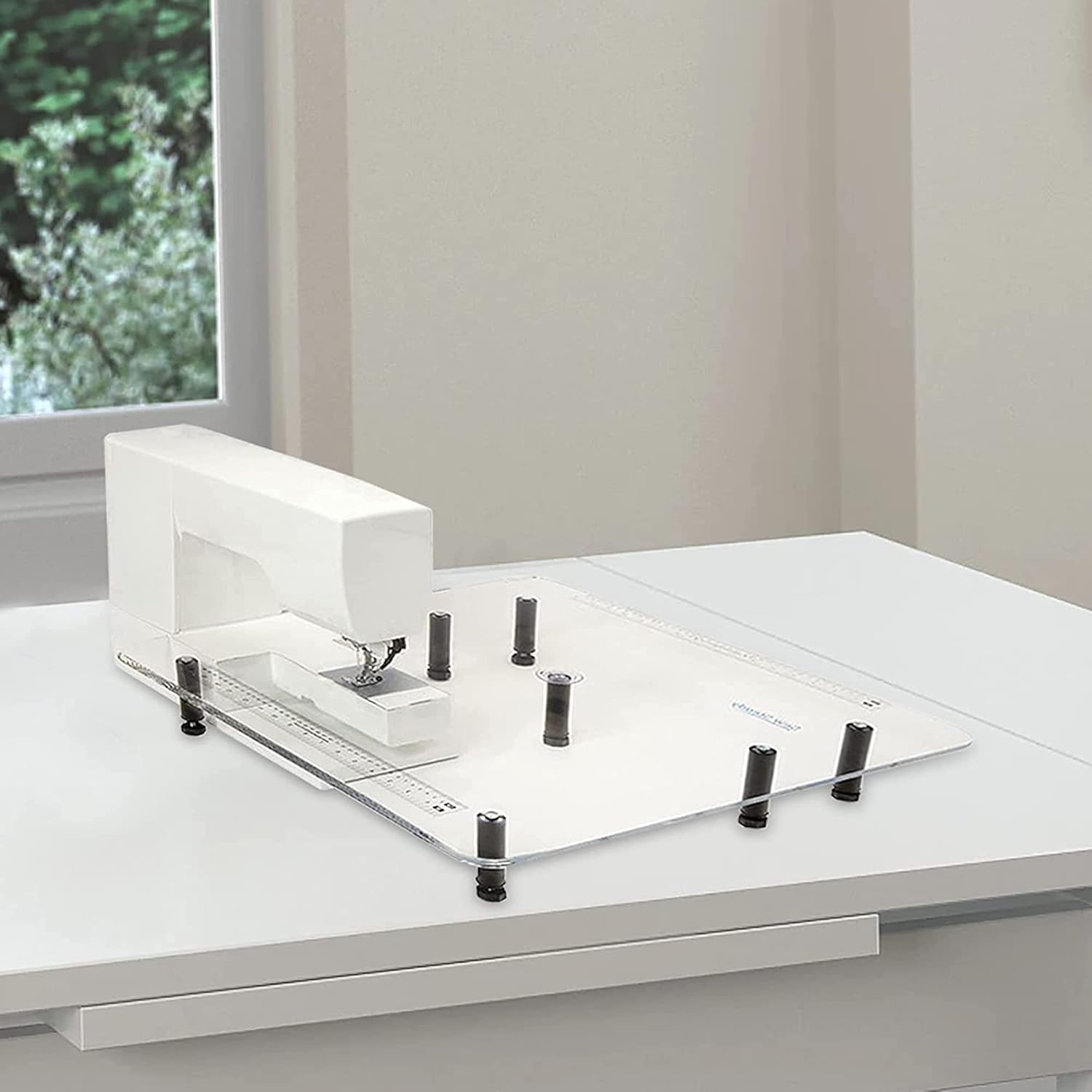 Sew Steady Home Indoor Office Comfortable Portable Sewing Extension Table - 24" x 24"