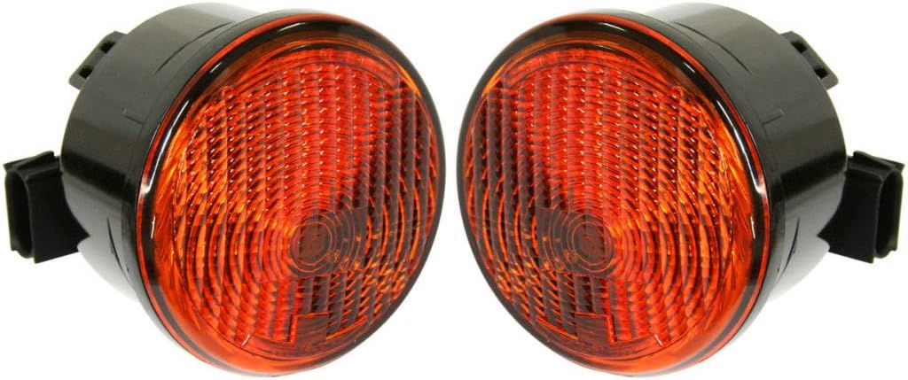 KarParts360 For Jeep Wrangler JK Turn Signal Light 2007 08 09 10 11 12 2013 Driver Side | Amber Lens | Parking Light | CH2520141 | 55077885AD