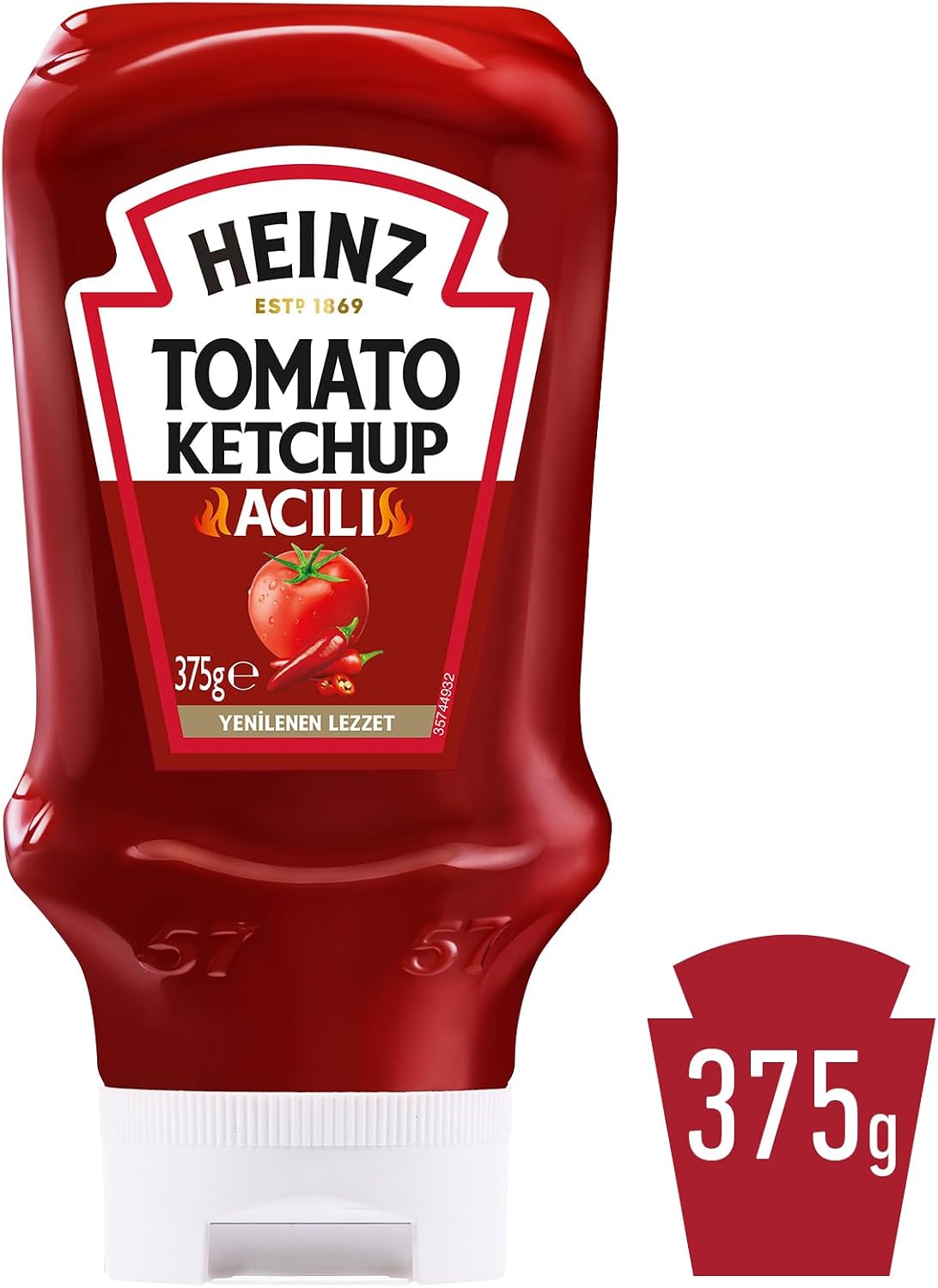Heinz Tomato Ketchup Acılı Ketçap 375 gr