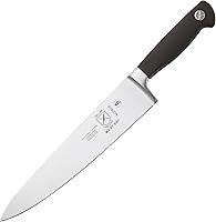 Vista 30 de Cuchillo para carne forjado Mercer Culinary Genesis de 10 pulgadas, Cuchillo rígido, forjado para deshuesar, 15,24 cm, 6", Acero/negro