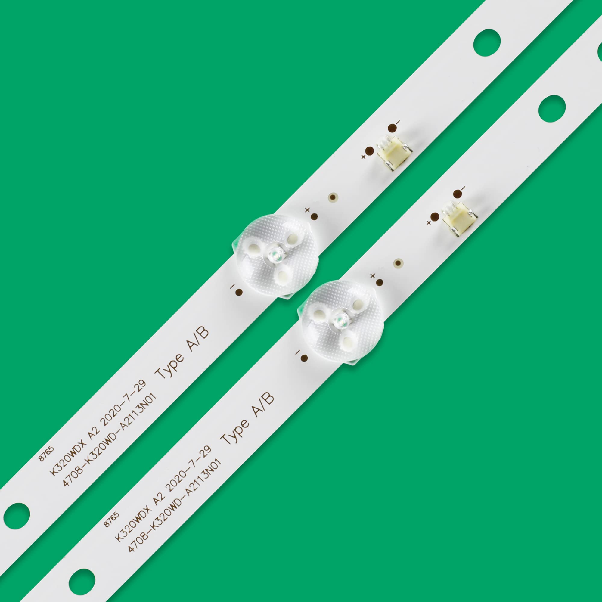 Strisce LED Retroilluminazione Per TV Panasonic TX-32FR250K E Altri Modelli - Kit 2 Pezzi - Foto 8