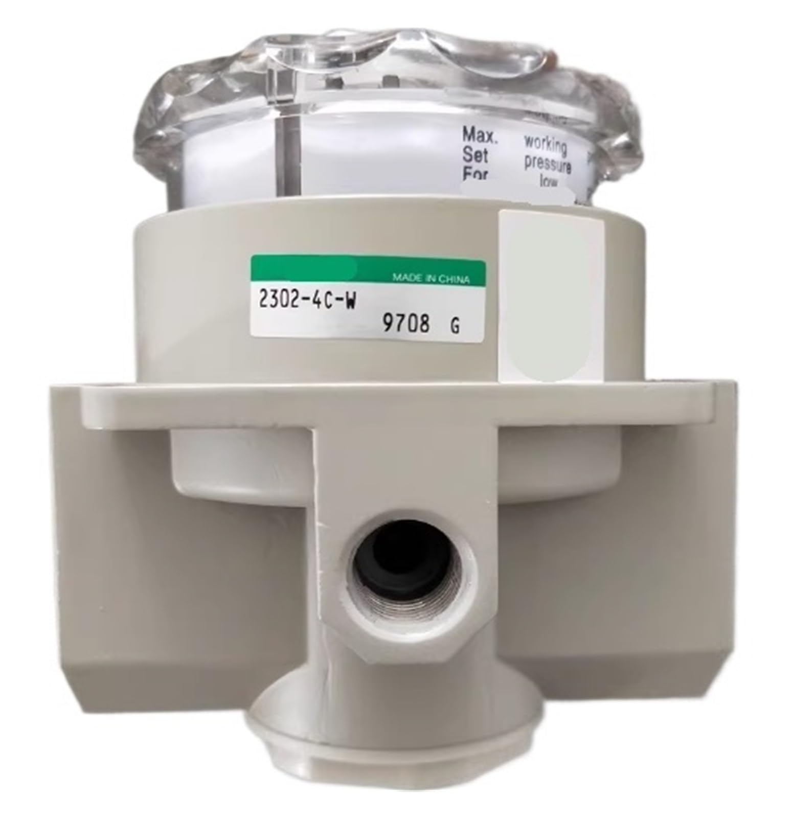 CXDFRSER Pressure reducing valve 2302-2C/3C/4C/6C-W air pressure regulating valve with dial can control flow(2302-4C-W-L)