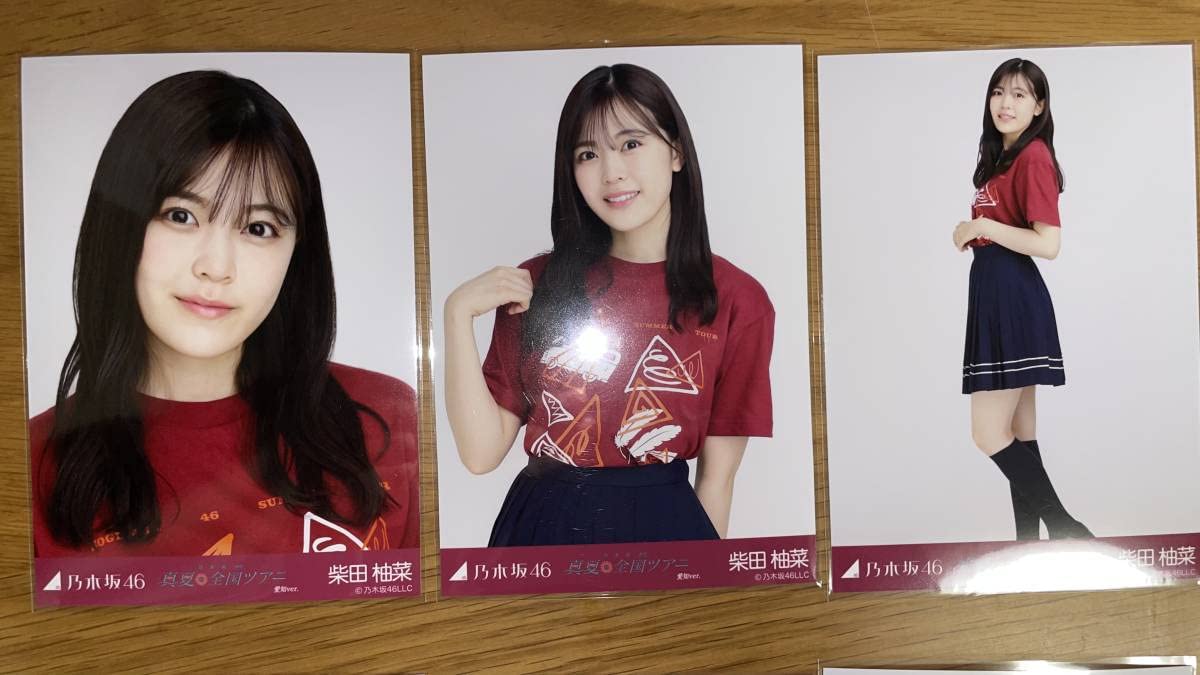 Amazon.co.jp: 乃木坂46 柴田柚菜 生写真 全ツ愛知ライブT コンプ