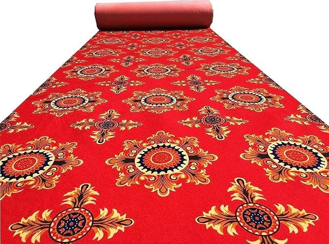 Multi-Purpose Event Runner|Premium Floor Covering Mat for Wedding, Exhibition, Stage Party, Award Function & Home Décor (Multi 4, 4 x 40 Feet)-image-12