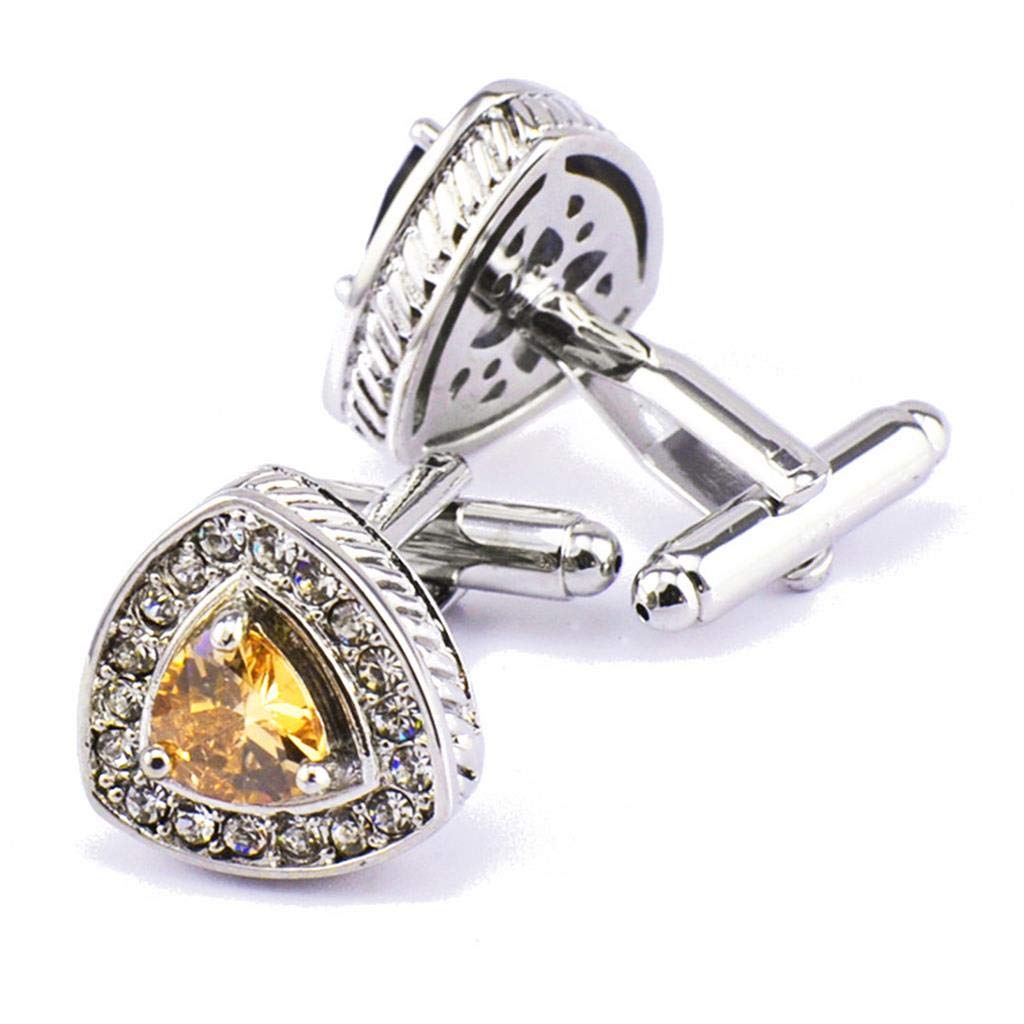 S&amp;W Wedding Cufflinks for Men Cuffs with Gift Box Business for Tuxedo Shirt