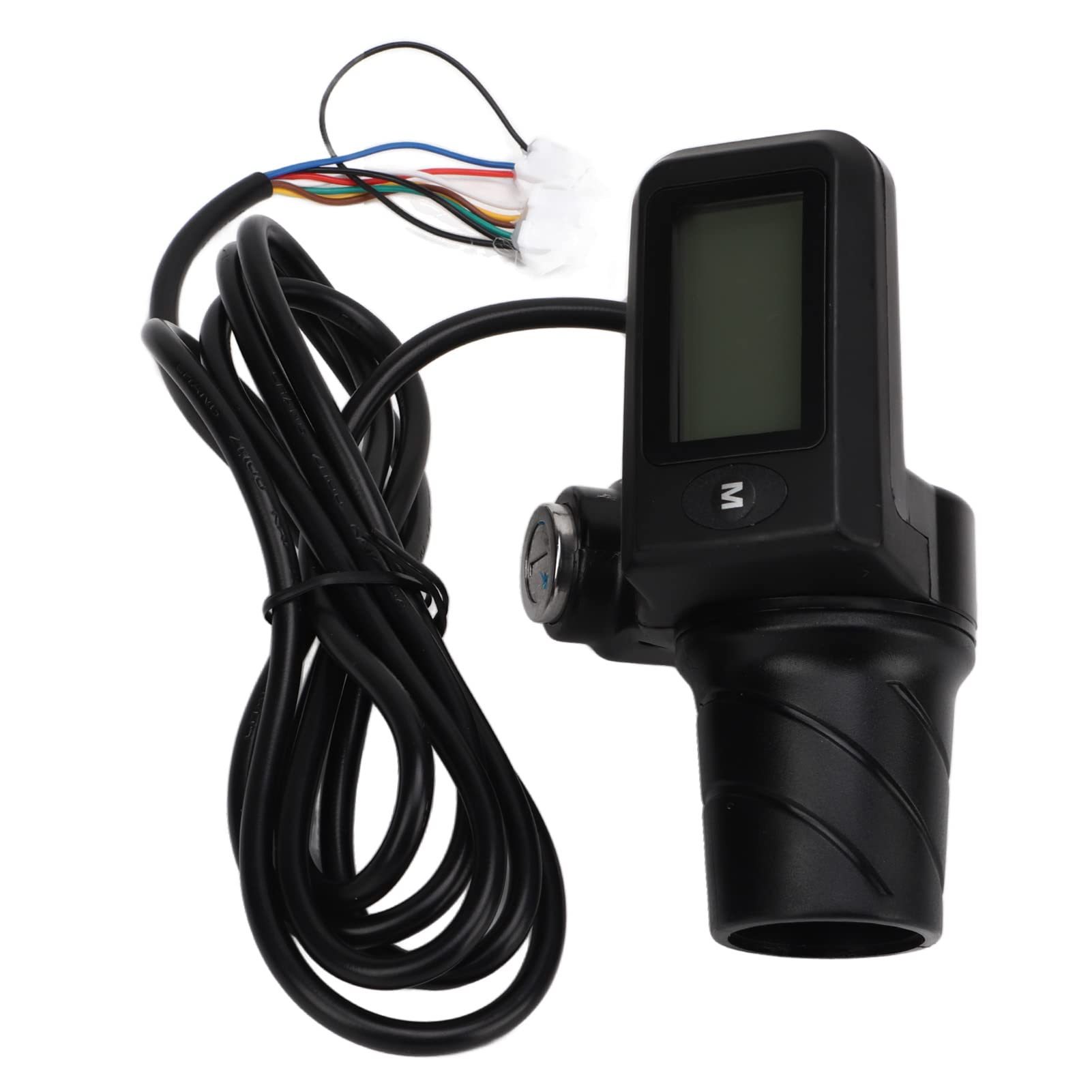 KENANLAN 805 Pannello Display LCD Set di Manopole Dell'acceleratore Bici Elettrica Scooter Twist Half Throttle Grip con Pannello LCD per Manubri da 22,5 Mm
